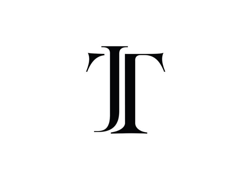 Justin Tuinstra logo design by Camila Hori Reynolds.