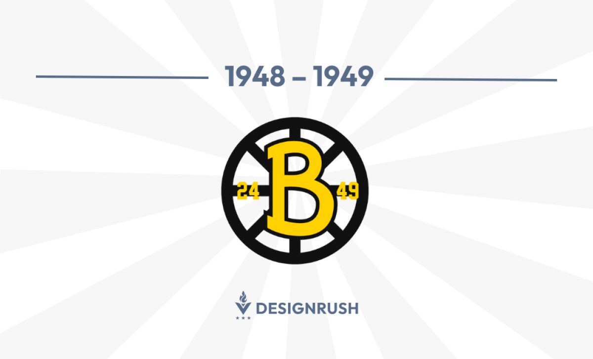 Boston Bruins Logo Design 1948-1949