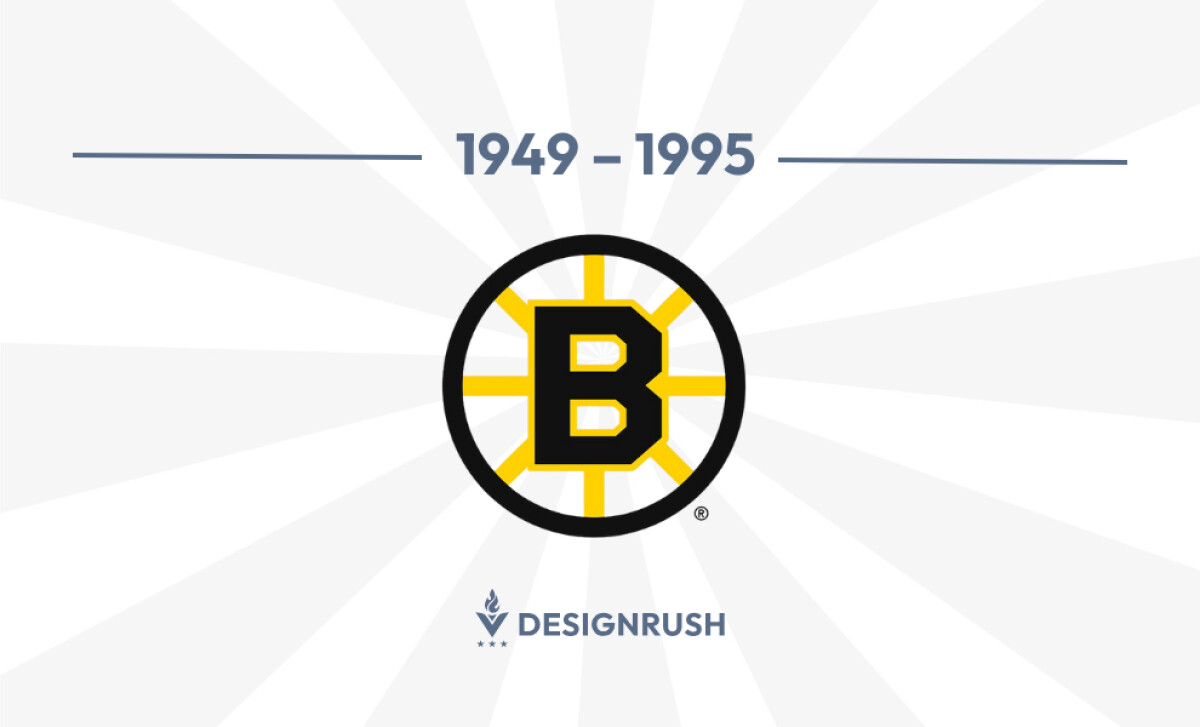 Boston Bruins Logo Design 1949-1995