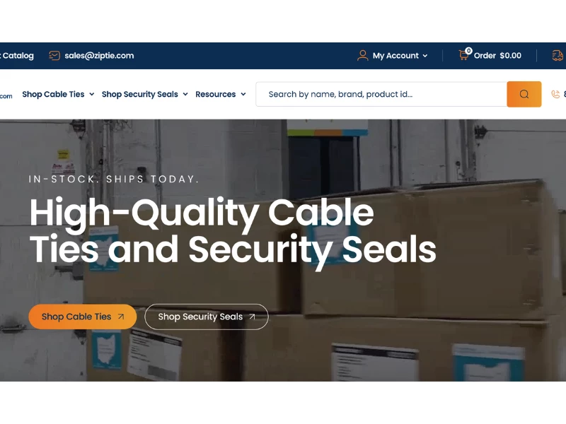Ziptie Website Design
