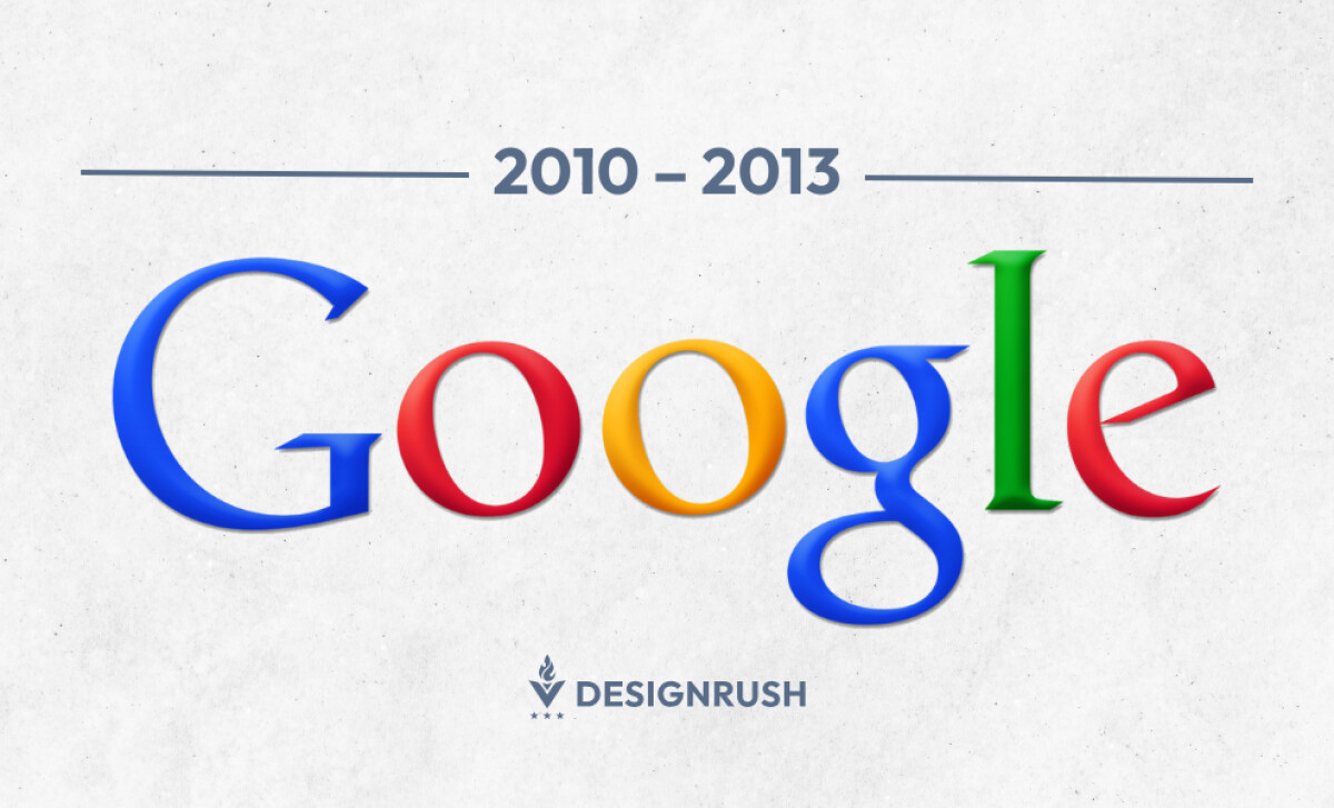Google Logo Design 2010 - 2013