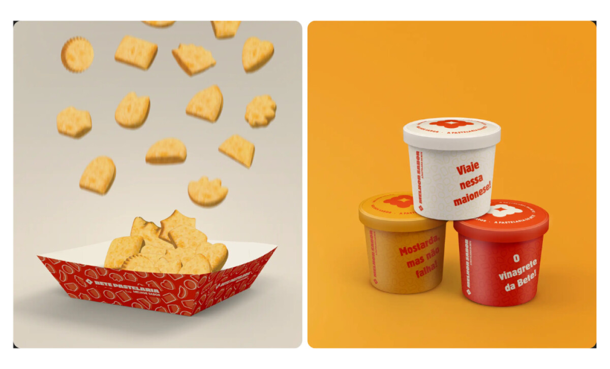 Bete Pastelaria packaging design by Cheo Studio.
