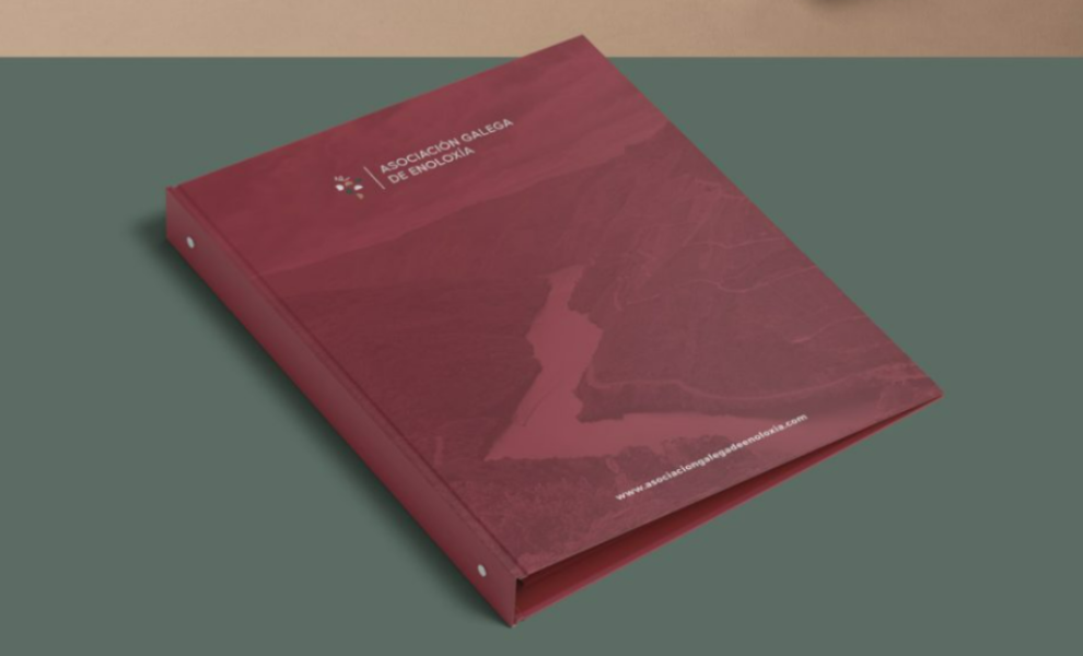 Asociación Galega de Enoloxía cover by Amanita Studio.
