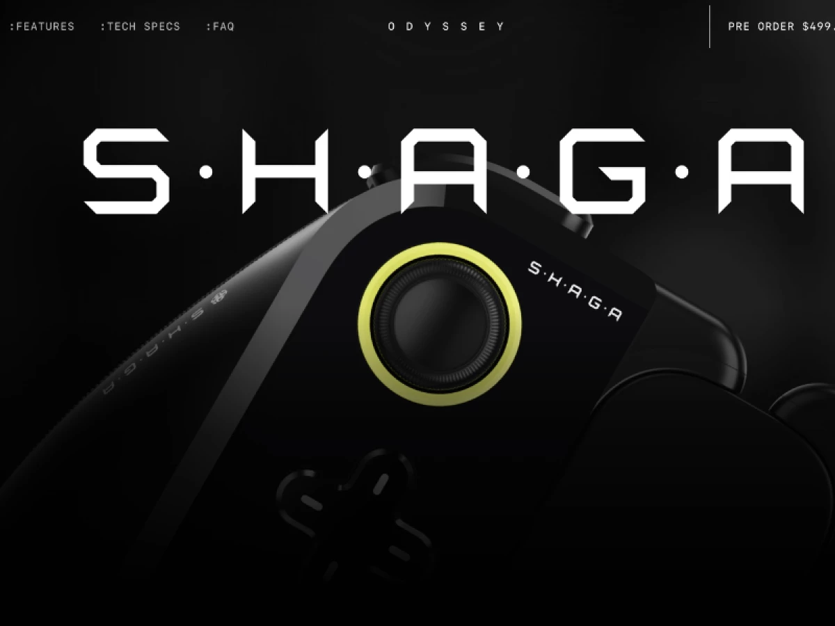 Shaga Odyssey Website Design