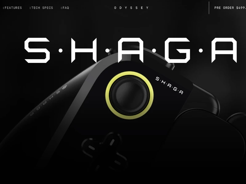 Shaga Odyssey Website Design