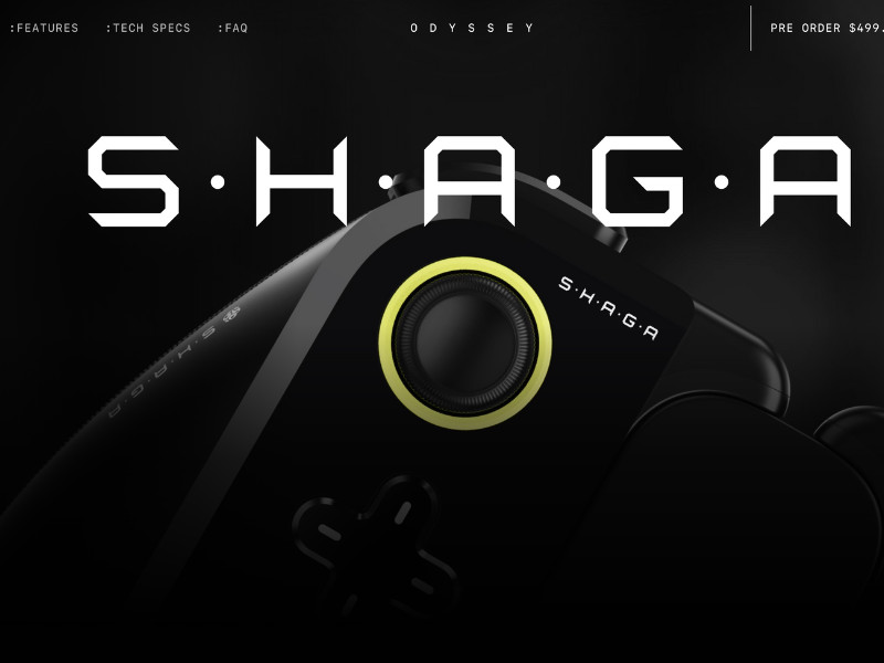 Shaga Odyssey Website Design