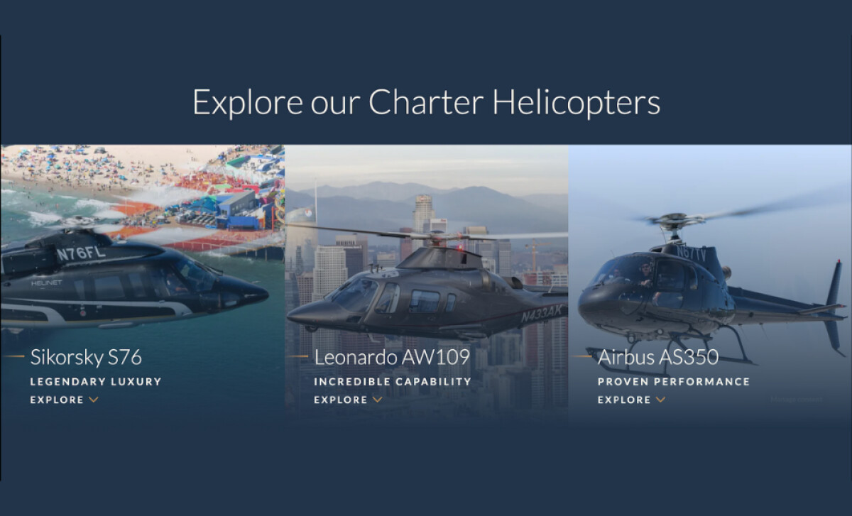 Helinet Aviation's High-Quality Visuals