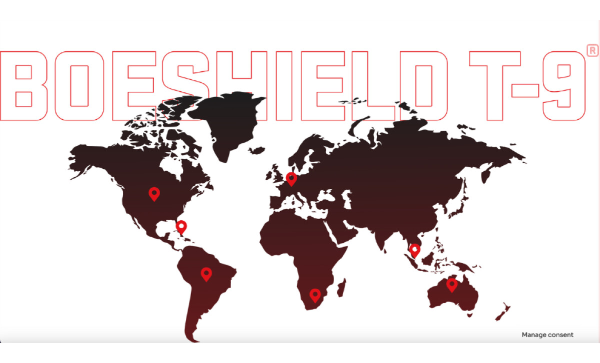 Boeshield T-9 Website's Clear Visual Heirarchy