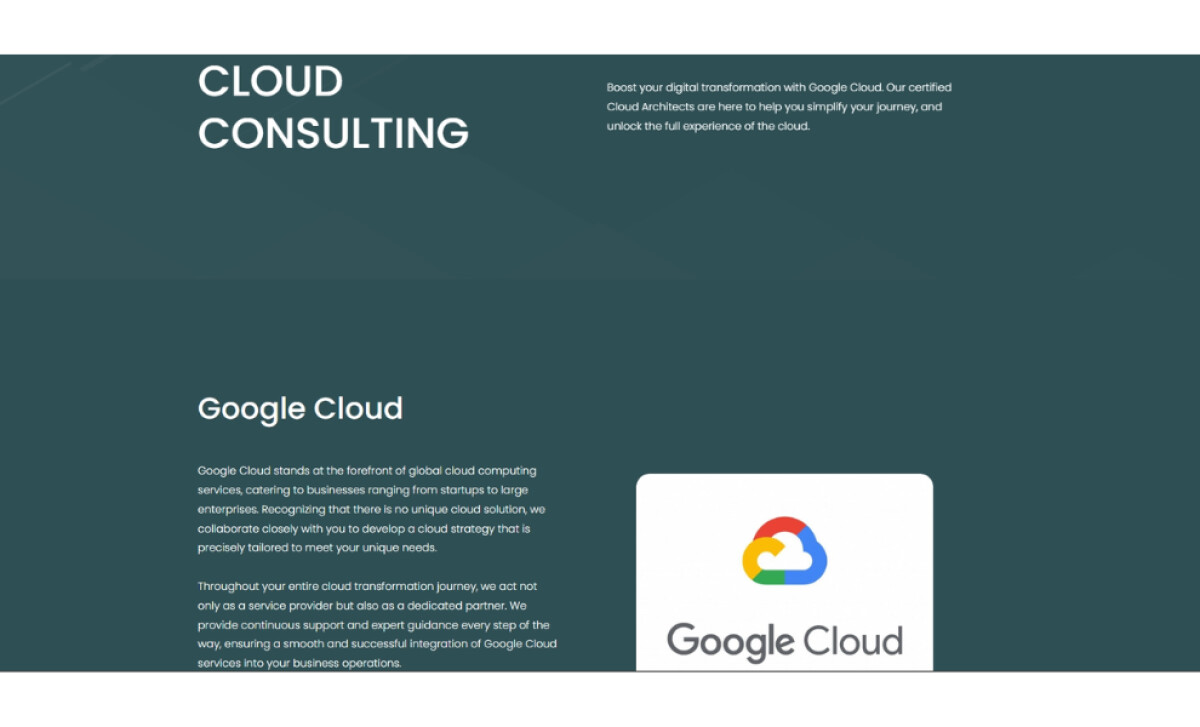 Happtiq services section by RegenBlau.