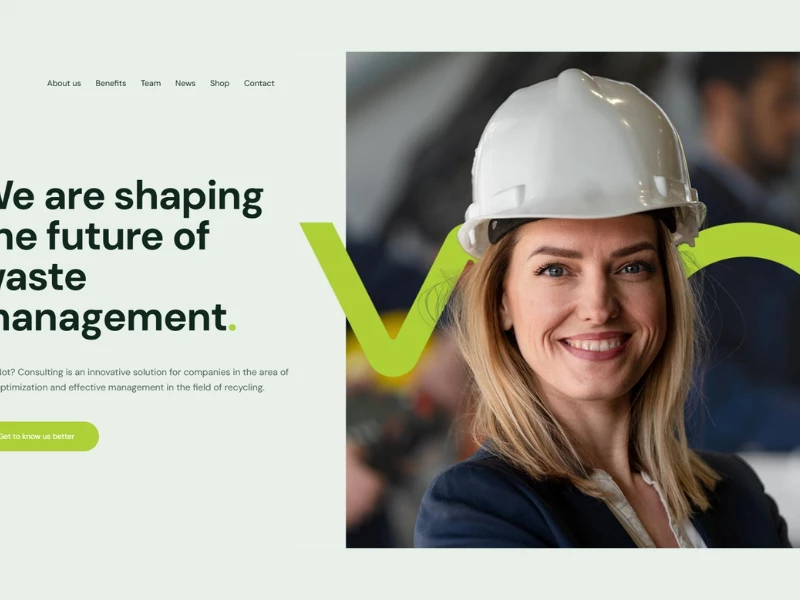 Why Not? Consulting Home Page website design by Dope Design.