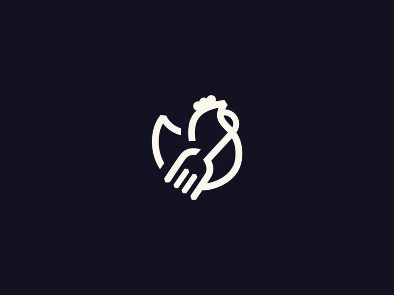 Chick 'n Dip logo design by Coals.