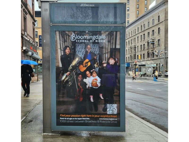 Bloomingdale School of Music poster by Artisticdork Designs.