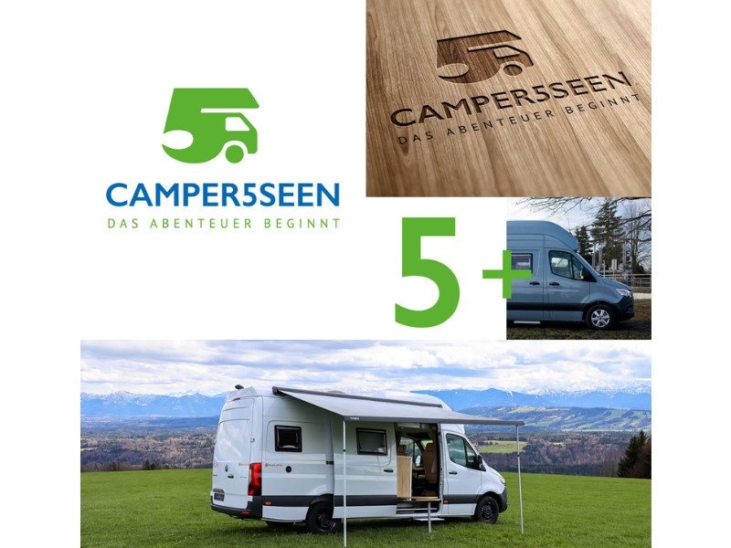 Camper 5 Seen logo design by Assertdesign.