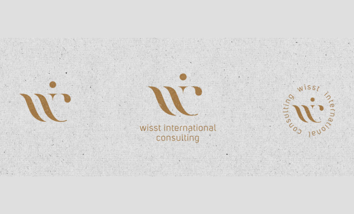 Wisst International Consulting logo variation by Mueller and Feh.