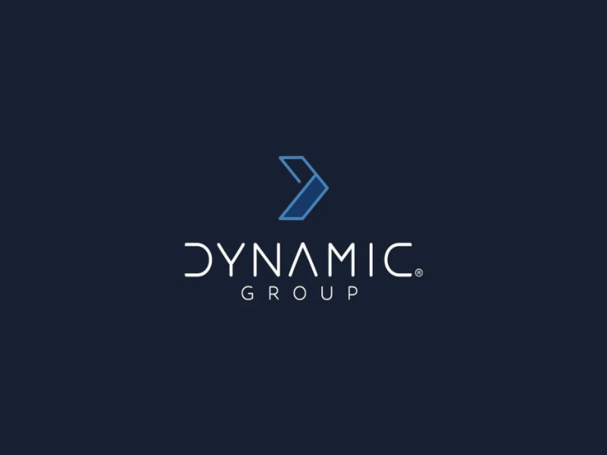 Dynamic Group logo design by Lloyd di Fabio Trovato.
