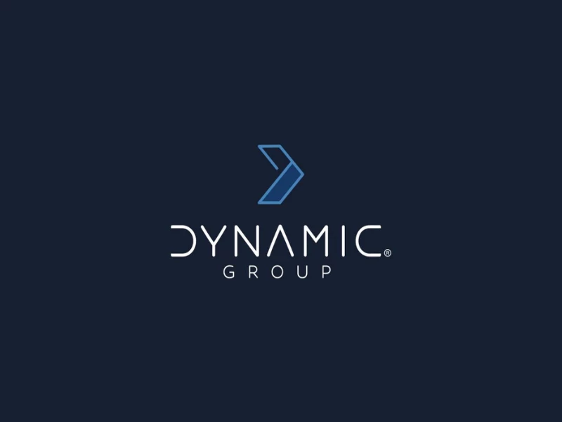 Dynamic Group logo design by Lloyd di Fabio Trovato.