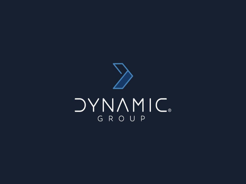 Dynamic Group logo design by Lloyd di Fabio Trovato.