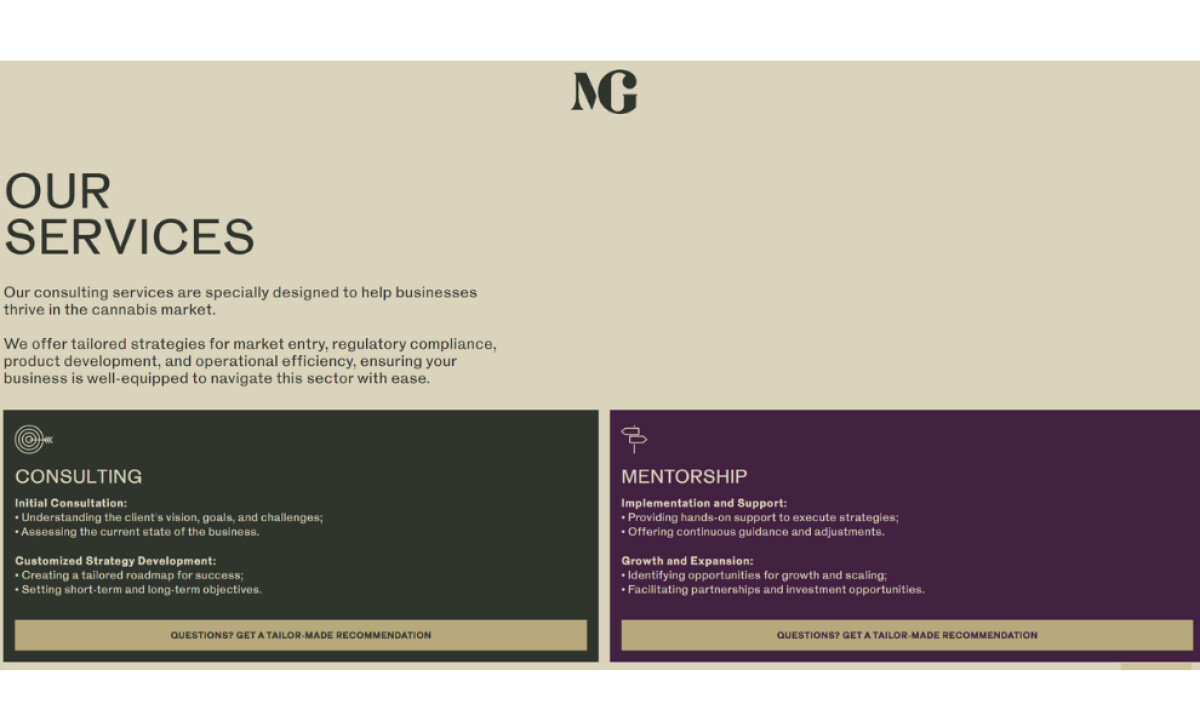 Marcelo Grecco Services section by Moroby