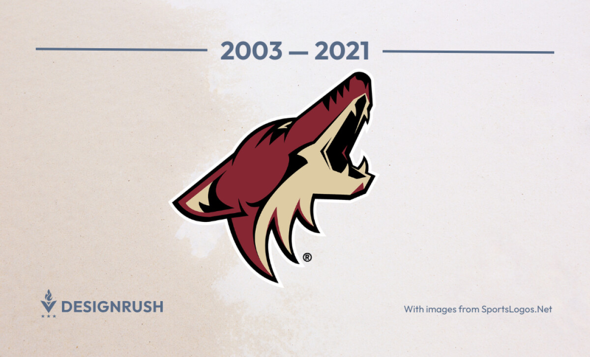 Arizona Coyotes Logo Design 2003-2021