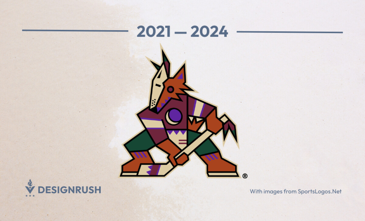 Arizona Coyotes Logo Design 2021-2024