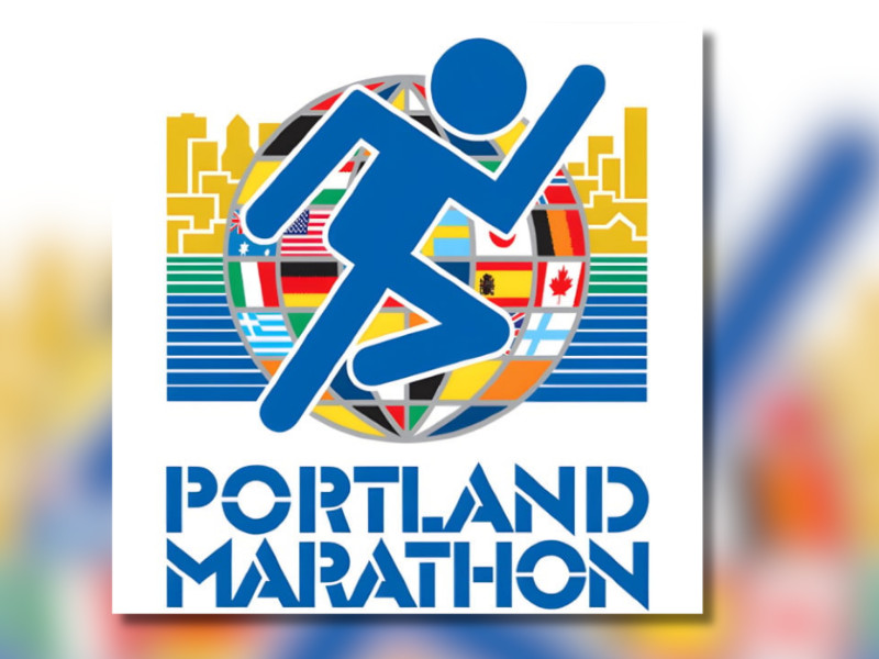 portland marathon logo design
