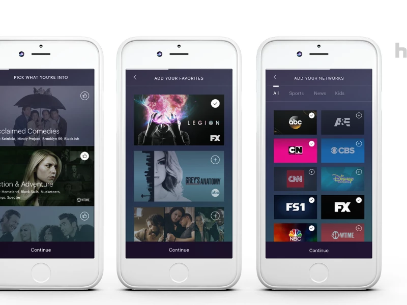 hulu streaming app design