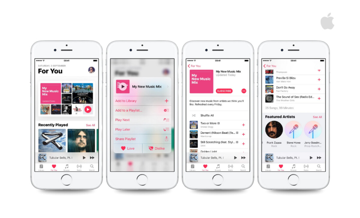 apple music app design