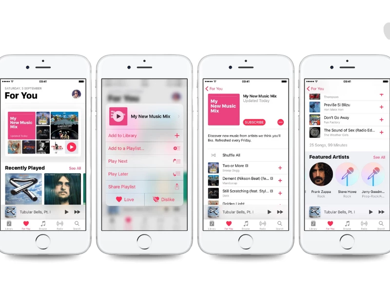 apple music app design