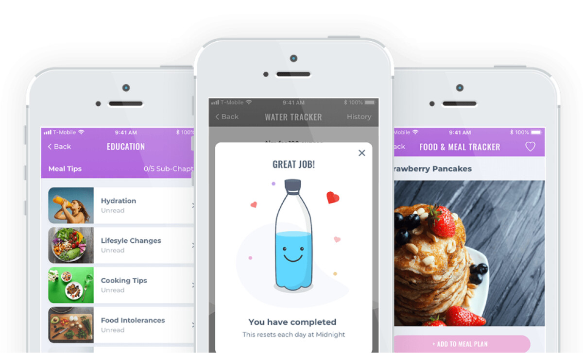 Stronger App's Task-Specific Screens