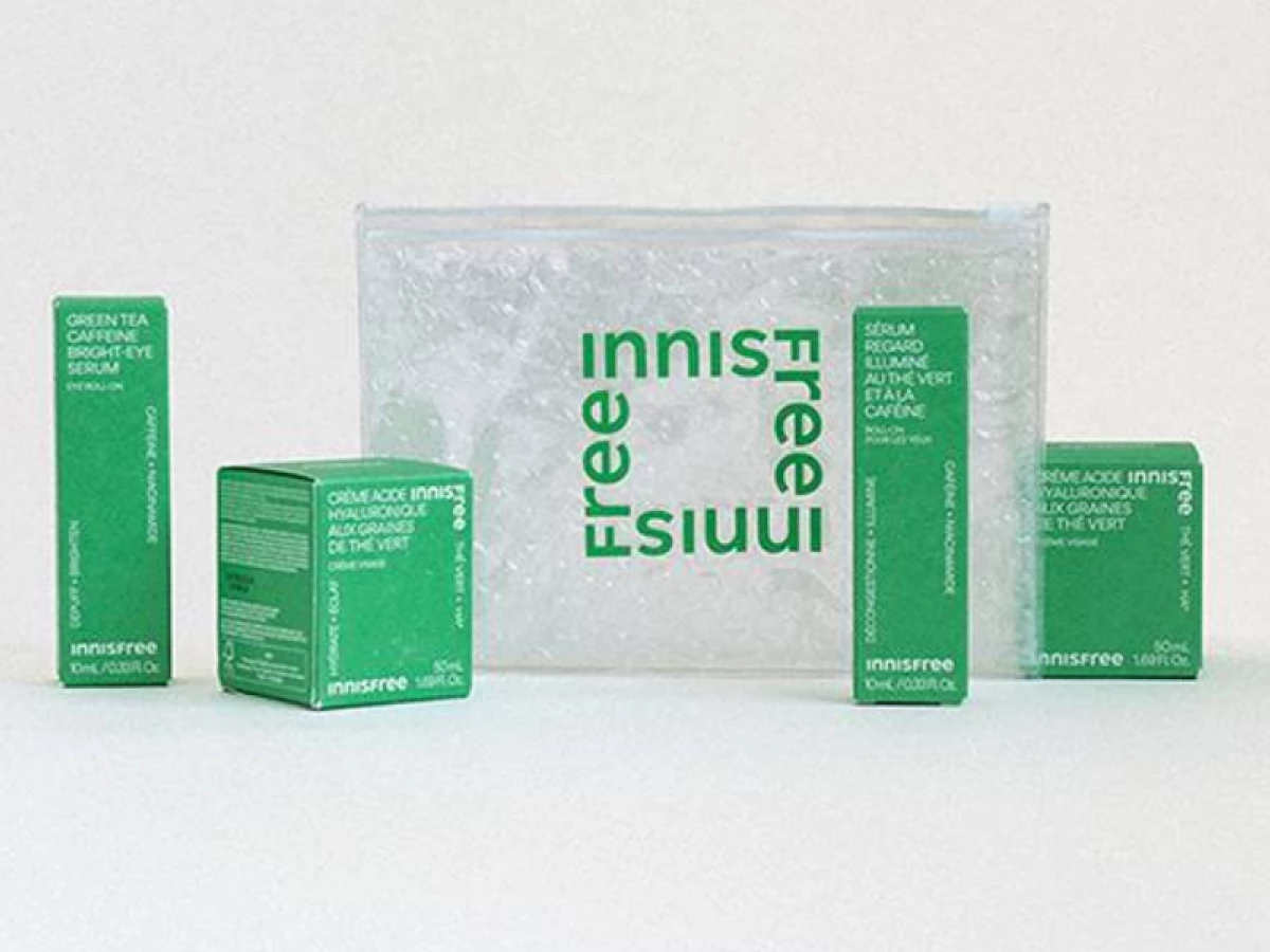 Innisfree packaging design by Gemnote.