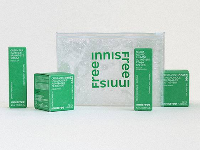 Innisfree packaging design by Gemnote.