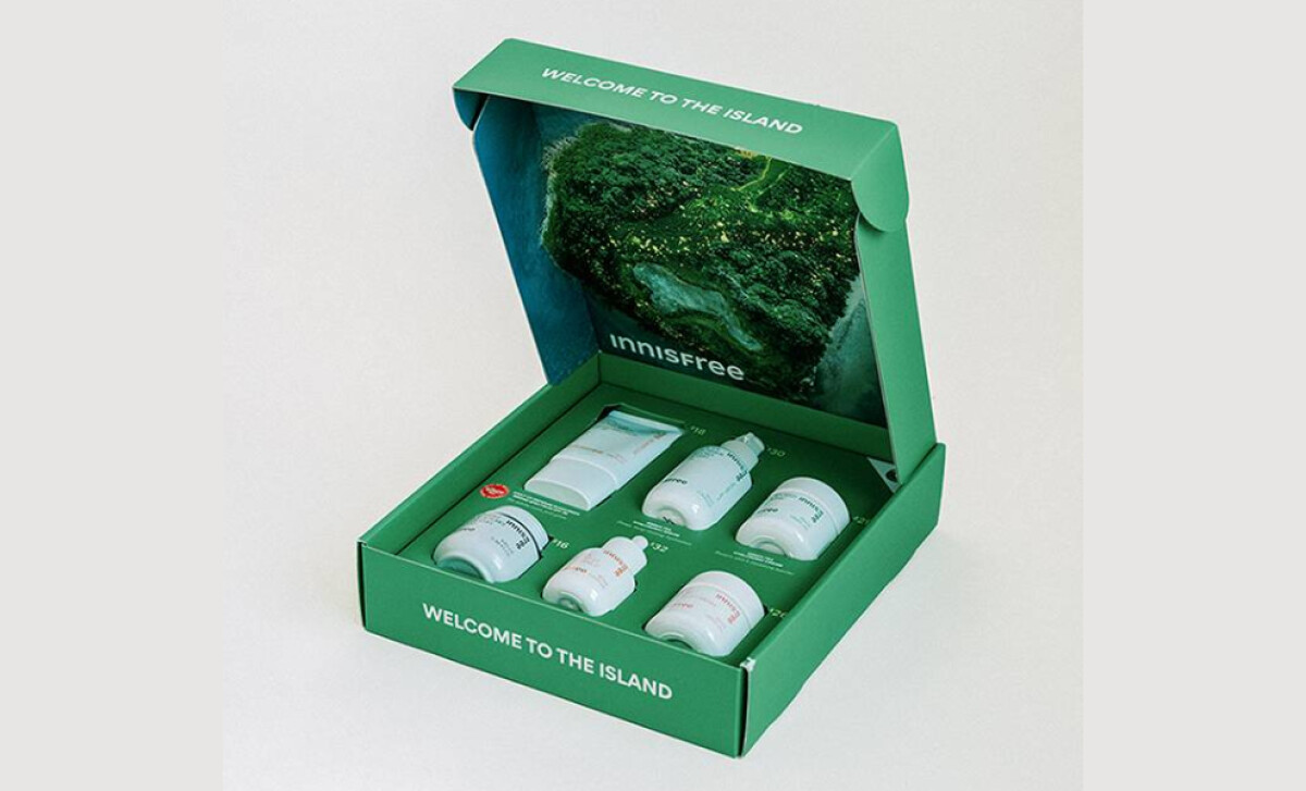 Innisfree skincare set by Gemnote.