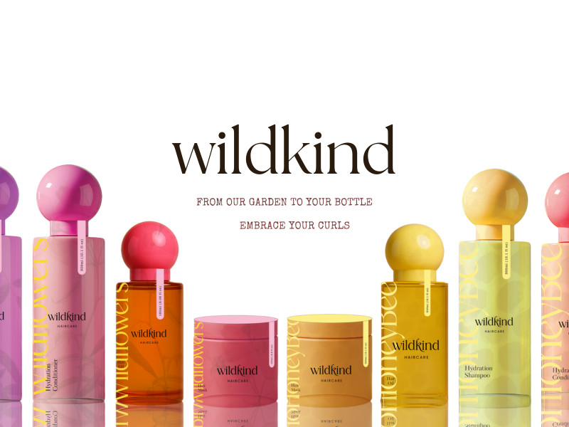 Product lineup for Wildkind The Wildflower Range by Studio Deia.