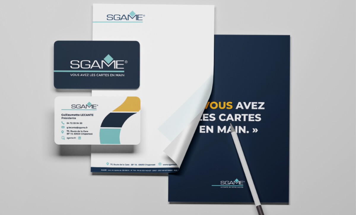 Sgame print design by Group Spirale.
