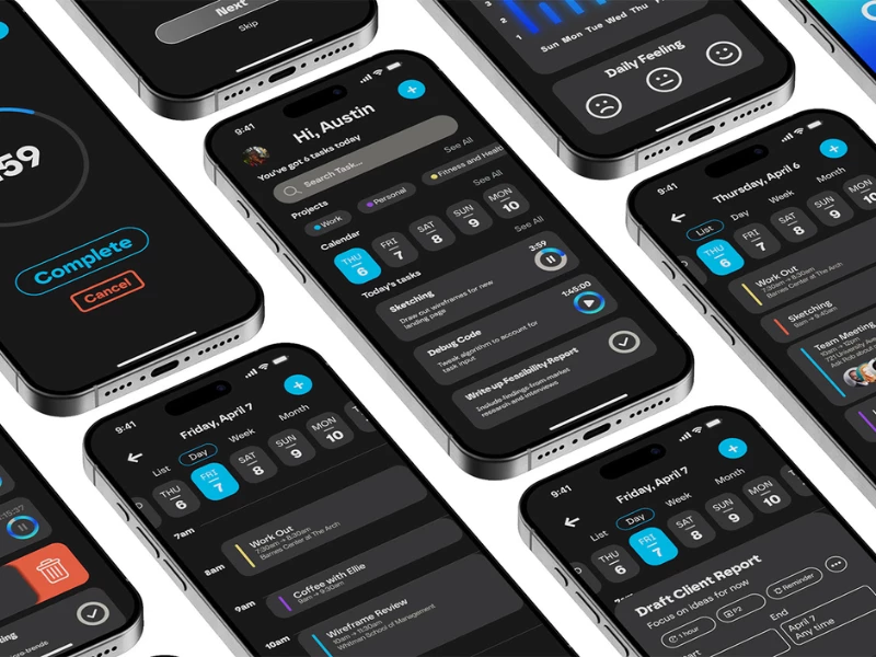 Compleo app design by Unavailabl.