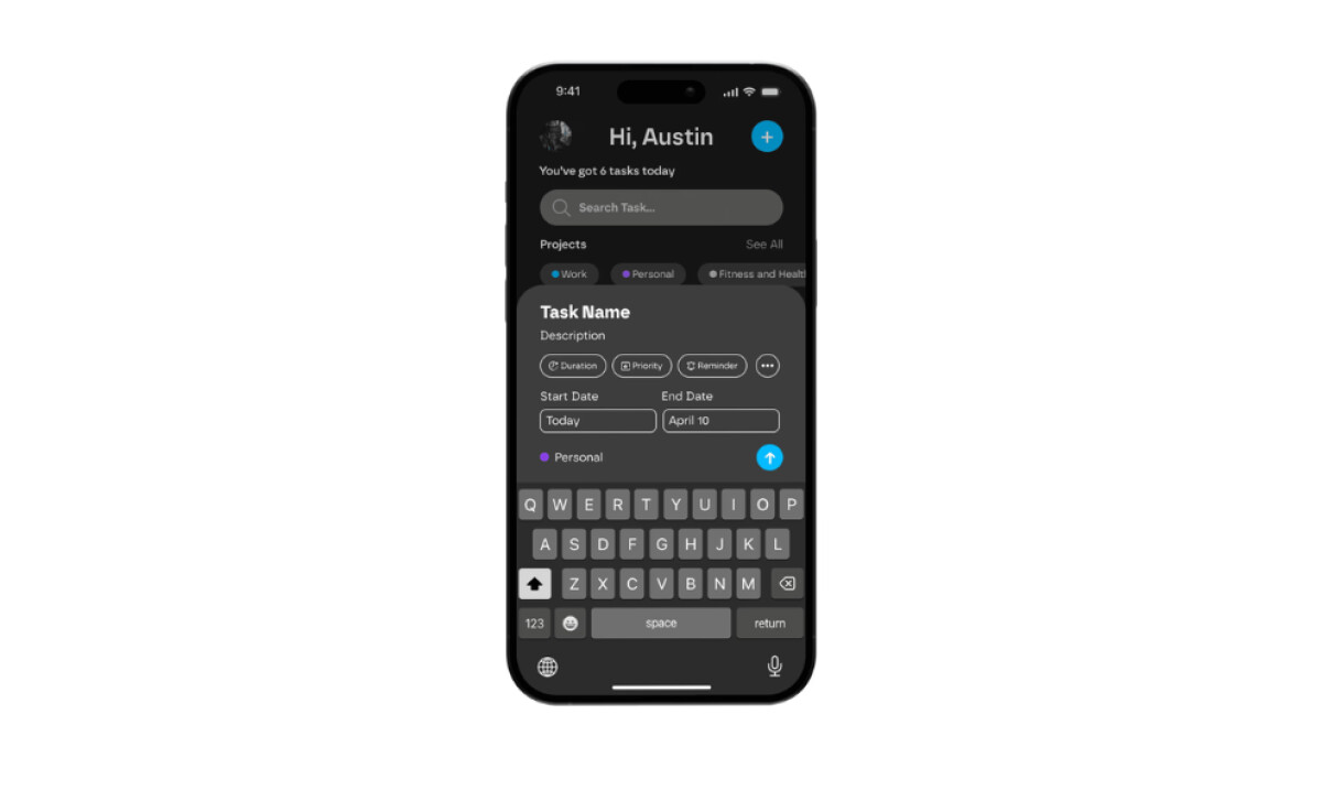 Compleo task creation interface by Unavailabl.