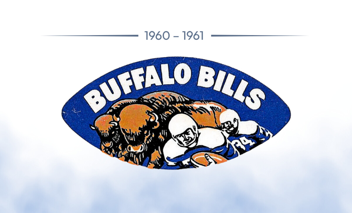buffalo bills logo evolution 1960 - 1961