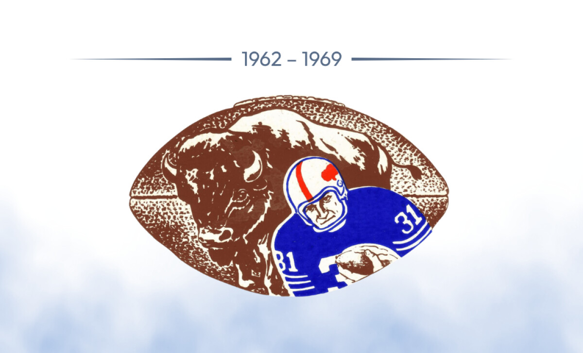 buffalo bills logo evolution 1962 - 1969