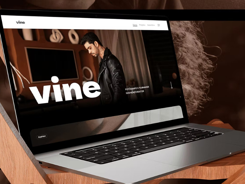 Vine website design by GVL Studio.