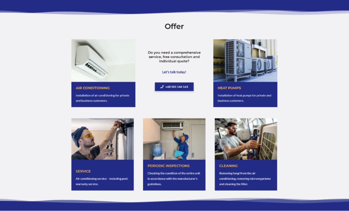 Ag-Instal offer page Digital PR.