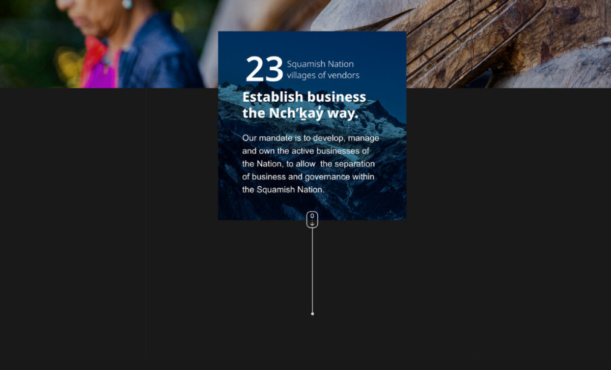 Nch'kay Website's Content Heirarchy