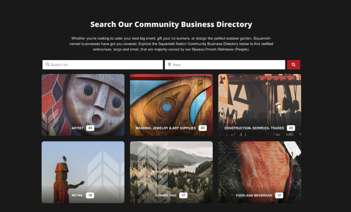 Nch'kay's Searchable Business Directory
