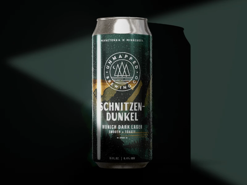 Unmapped Brewing Co packaging design by Liina & Co.