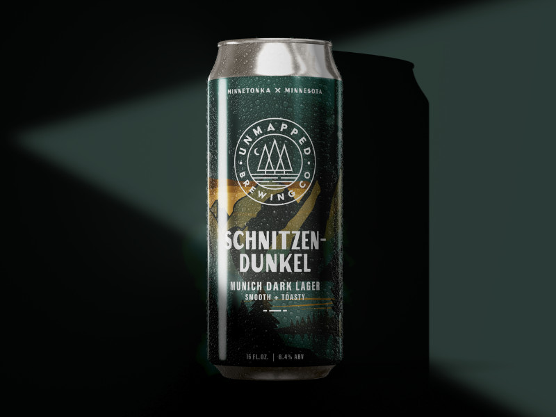 Unmapped Brewing Co packaging design by Liina & Co.