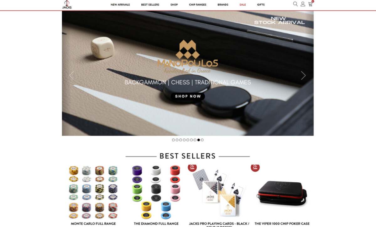 Jacks Group Australia Home Page website design by Heyvii.