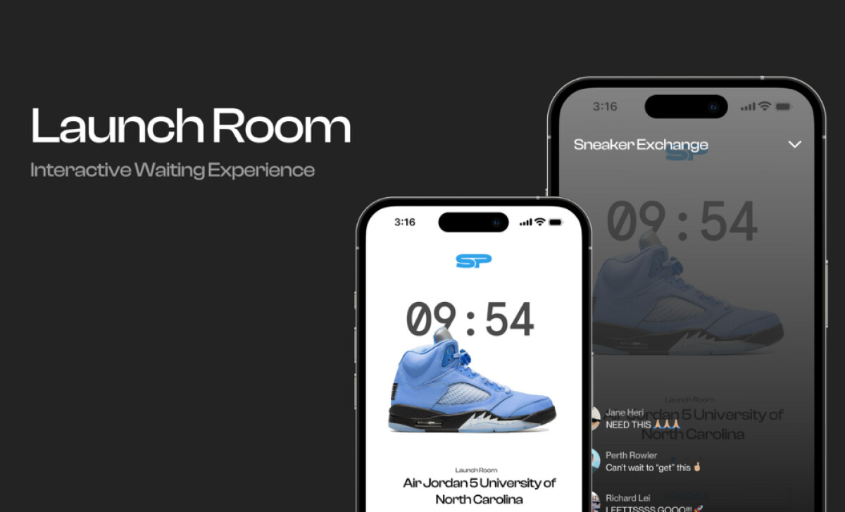 Sneakpeak App's Interactive Waiting Experience