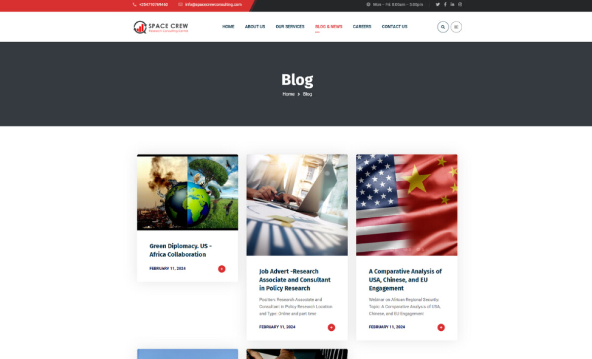 Space Crew Research Consulting Centre blog and news by Webfleek Technologies.