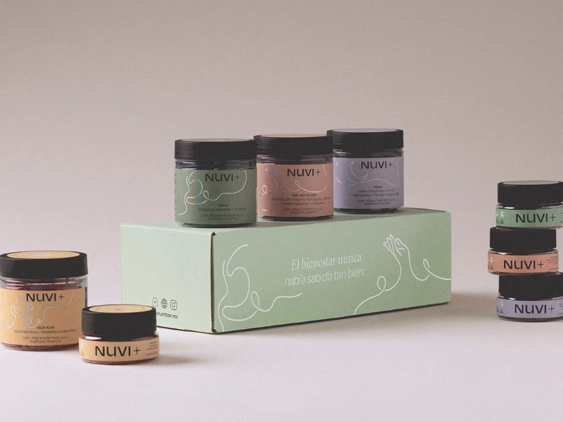 Nuvi packaging design by the branding people.