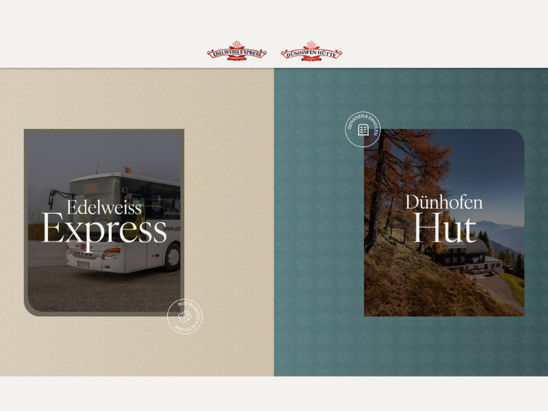 Dünhofenhütte Home Page website design by Artifica Media Solutions.
