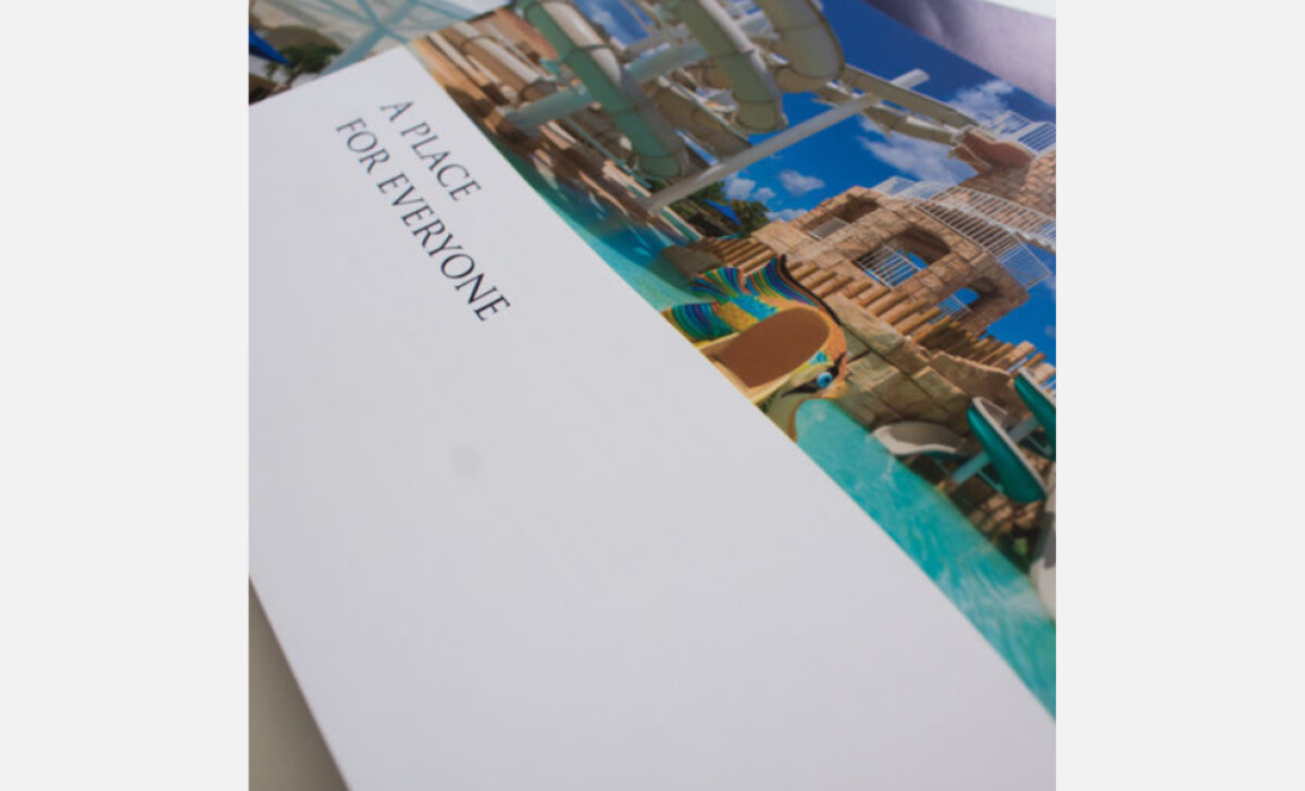 Cadaqués Bayahibe close-up of brochure by NEARVANA SRL.